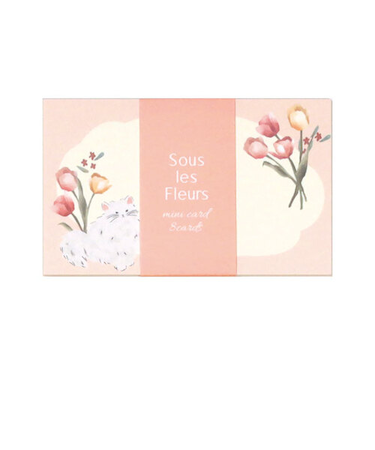 ラボクリップ（LABCLIP）　スーレフルール　ミニカード　A26-SFMC-PK　ピンク