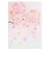 クローズ・ピン　桜グリーティングカード　花びら