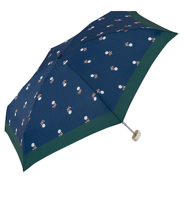 ダブリュピーシー（Wpc.）　プレイドフラワー　ミニ　ネイビー