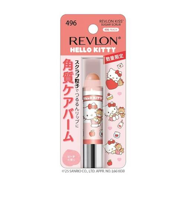 レブロン（REVLON）　キス　シュガースクラブ　サンリオデザイン　496　ピーチ