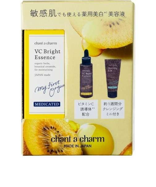 チャントアチャーム（chant　a　charm）　薬用VCブライトエッセンス＆クレンジングミルクミニセット　18mL＋20mL
