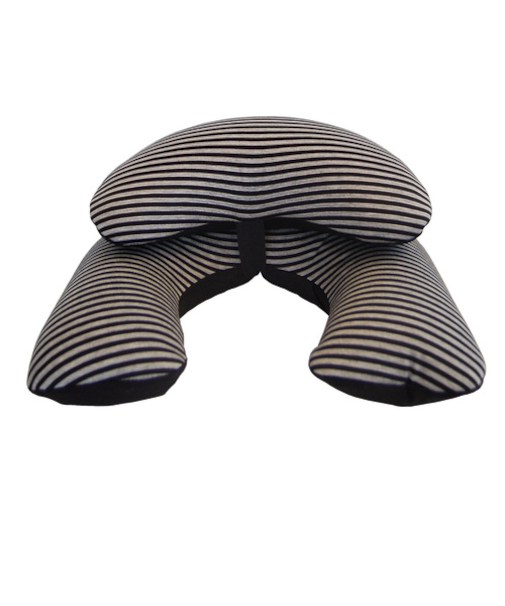 ゴーウェル（gowell）　トラベルクッションボーダークラウド　ブラック