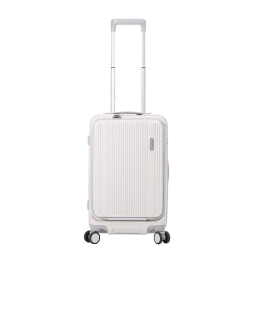バーマス（BERMAS）　トラベルスマート　フロントオープン　37L　60550　アイボリーホワイト　50cm