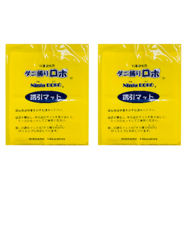 日革研究所　ダニ捕りロボ　詰替用誘引マット　ラージサイズ　2枚組