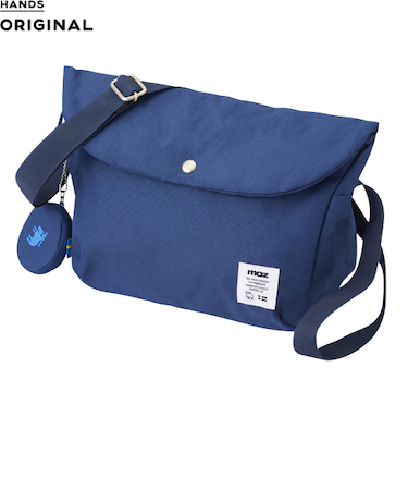 ハンズオリジナル　モズ　リサイクルナイロンショルダー　ネイビー