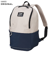 ハンズオリジナル　モズ（moz）　デイパック　オフホワイト×ネイビー