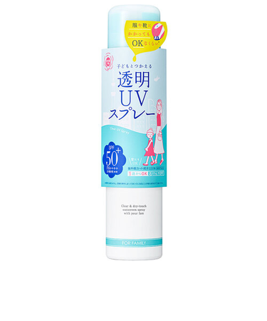 紫外線予報　透明UVスプレーF　150g