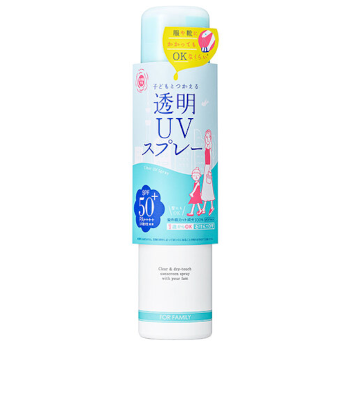 紫外線予報　透明UVスプレーF　150g