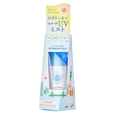 紫外線予報　ノンケミカルUVクリアミストM　30mL