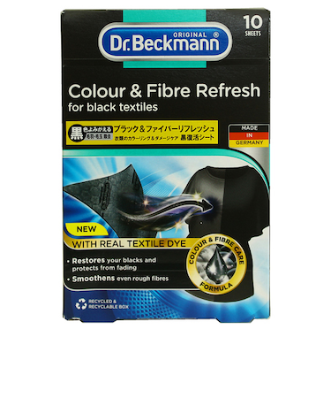 ドクターベックマン（Dr.Beckmann）　ブラック＆ファイバーリフレッシュ　黒復活シート　10枚入り