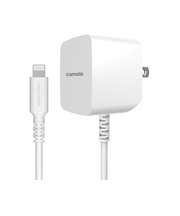 多摩電子工業　コンセントチャージャー　ライトニングケーブル直結　2.4A　2m　TA54L20W　ホワイト