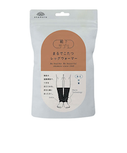 靴下サプリ　まるでこたつ　レッグウォーマー　ブラック