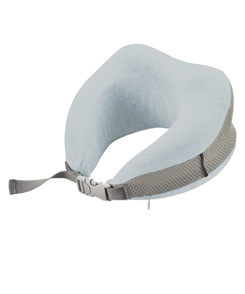 ゴーウェル（GOWELL）　低反発ピロー　かるラクーン2.0　ミントブルー