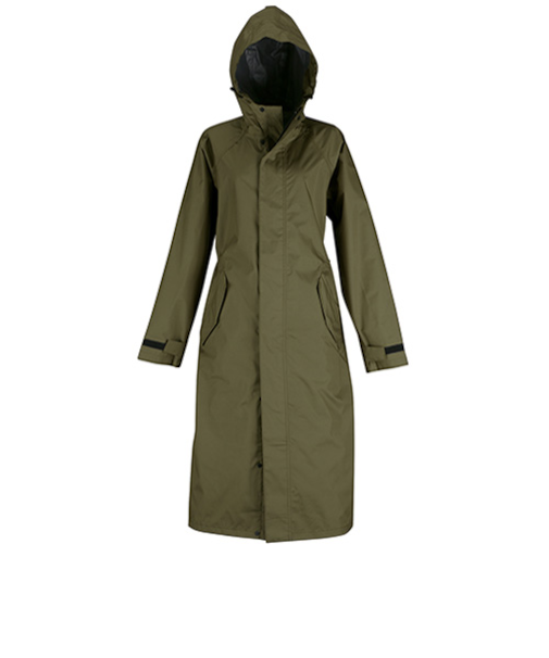 カジメイク　サイクルモードレインコート　L　オリーブ