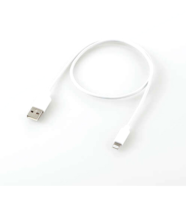 エレコム（ELECOM）　スタンダードライトニングケーブル　0.5m　MPA-FUAL05WH　ホワイト
