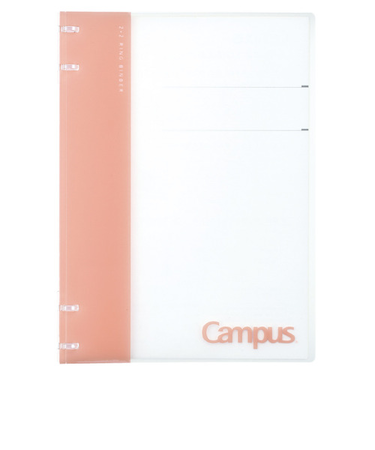 コクヨ（KOKUYO）　キャンパス　ノートのように使えるバインダー（2X2リング）　B5　ル-NP704P　ピンク