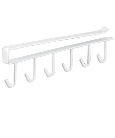 山崎実業　tower（タワー）　戸棚下キッチンツールラック　ホワイト