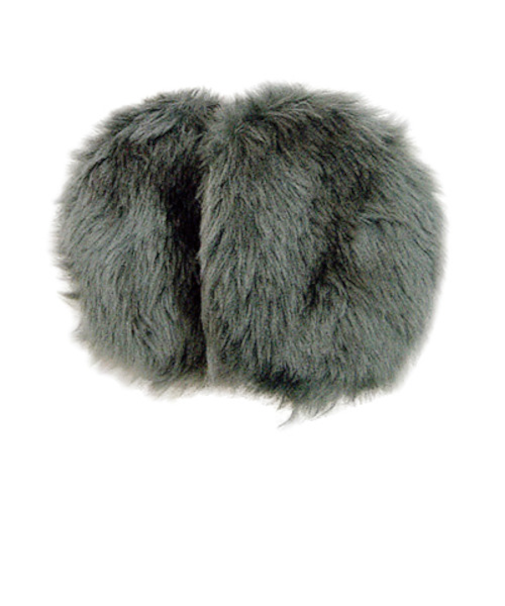 【お買い得】　イヤーラックス　フェイクファー　グレー　S‐M