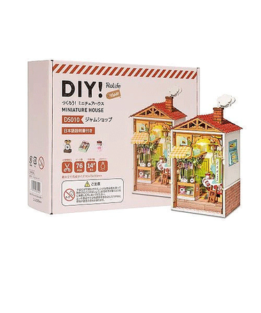 つくるんです　ミニチュアハウス　ジャムショップ　DS010