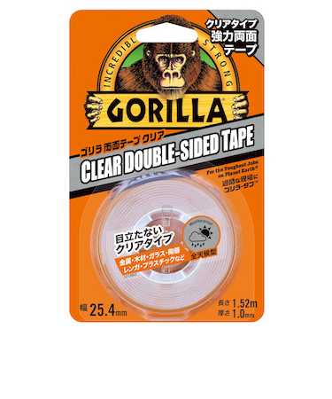 GORILLA　ゴリラ両面テープ　1780　クリア