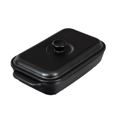 和平フレイズ　マジカリーノ　レンジで発熱できる皿　蓋つき　12x22cm　RE－7674