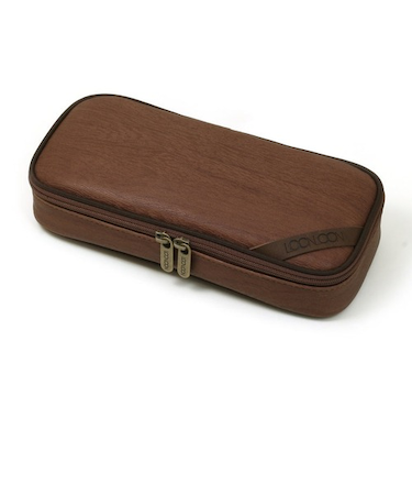 ルンルン（LOONLOON）　664　ウッドペンケース　ブラウン