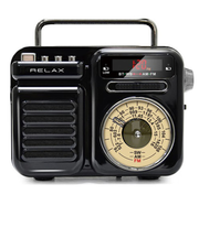 リラックス（RELAX）　マルチレトロラジオ　ブラック