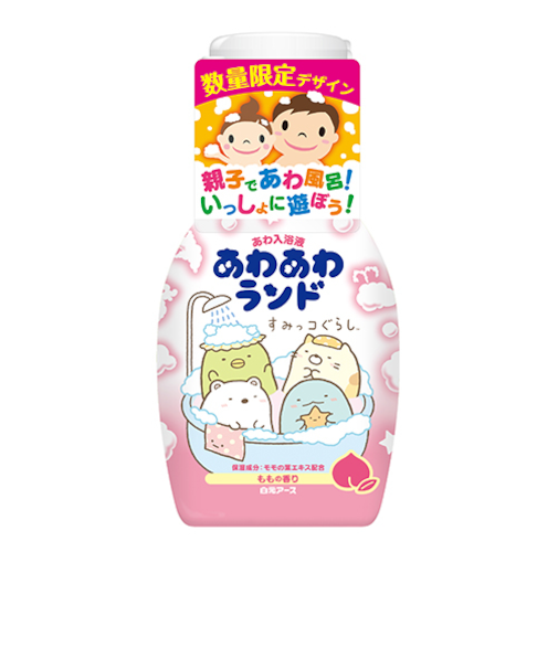 白元アース　あわあわランド　すみっコぐらし　ももの香り　300mL