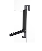 山崎実業　タワー（tower）　使わない時は収納できるドアハンガー　5515　ブラック