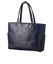 ハンズオリジナル ガッドワーク レザートート L 37501 ネイビー