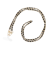 ルプラス（LEPLUS）　NEXT　スマートフォン（汎用）　ショルダーストラップ　編み込みチェーンタイプ　LN－SS06BK　ブラック