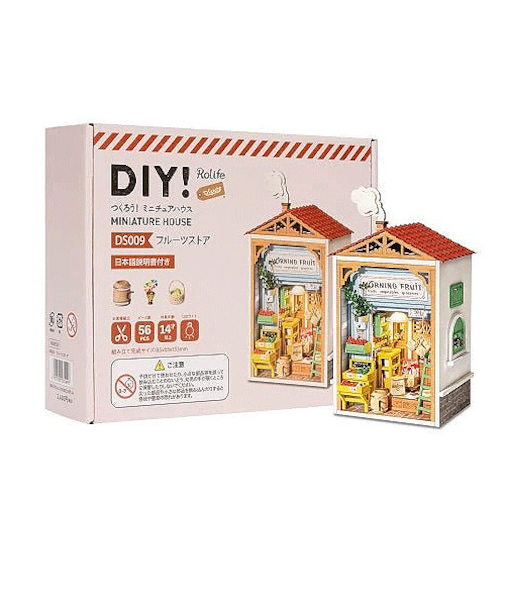 つくるんです　ミニチュアハウス　フルーツストア　DS009