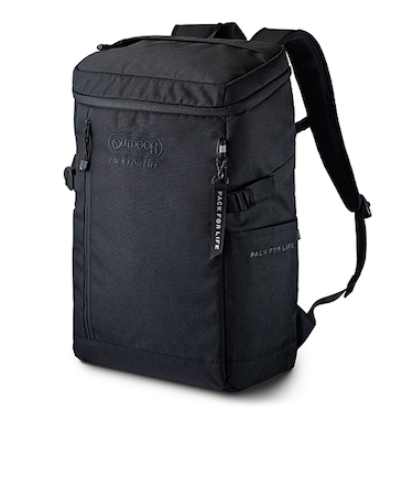 ハンズ限定　アウトドアプロダクツ（OUTDOOR　PRODUCTS）　ボックス型リュック　ブラック