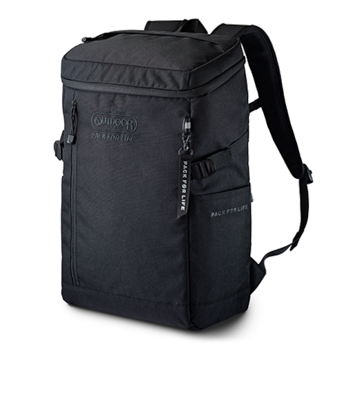 ハンズ限定　アウトドアプロダクツ（OUTDOOR　PRODUCTS）　ボックス型リュック　ブラック