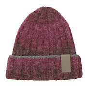 FREEKNOT　かすりリブニットワッチ　Y3200－F－40　レッド