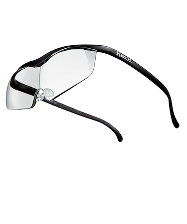 ハズキ（Hazuki）　ハズキルーペ　ラージ　クリアレンズ　黒　1.6倍