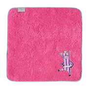 アミカ（AMICA）　アップリケ　ハンカチ　（パッケージ仕様）　バレリーナぶた