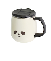 サブヒロモリ　ムームー　ステンレスサーモマグカップ　400mL　SHI3513－34　だいふくぱんだ　ホワイト