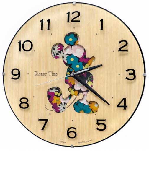 セイコー（SEIKO）　ディズニー　壁掛け　クオーツクロック　FW586B　ウッド