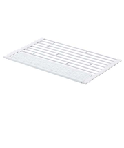 山崎実業　タワー（tower）　折り畳み水切り　シリコーントレー付き　S　5057　ホワイト