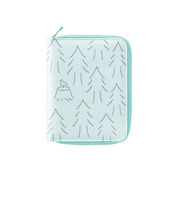 キングジム（KING　JIM）　ヒトトキノート（HITOTOKI　NOTE）ラウンドジップタイプ　パスポートサイズ　HN－PF02　フォレスト