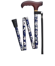 フジホーム　ベーシック　折畳　WB3723　花柄青