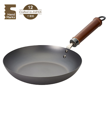 ハンズオリジナル　Hand　Marks　使うほど育っていく一生モノの鉄フライパン　24cm