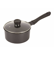 キャスティエ　ダイヤモンドコート　ガラス蓋付片手鍋　18cm　HB－5998　IH対応