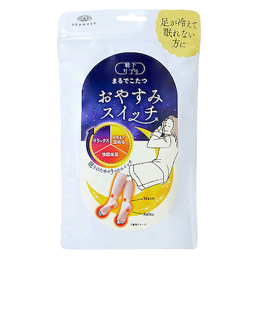 靴下サプリ　まるでこたつ　おやすみスイッチ　22～25cm　ピンク