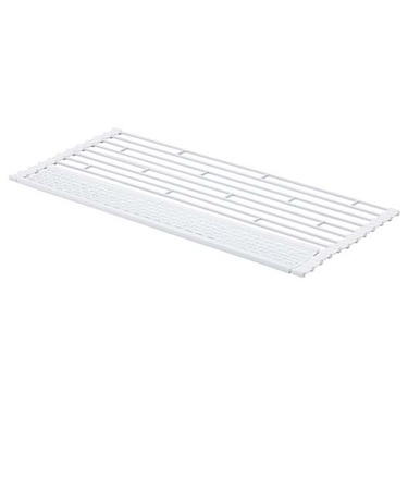 山崎実業　タワー（tower）　折り畳み水切り　シリコーントレー付き　L　5054　ホワイト