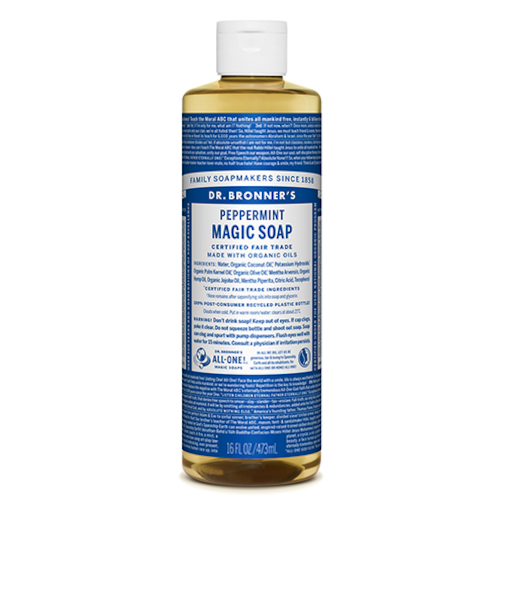 ドクターブロナー（DR.BRONNER’S）　マジックソープ　ペパーミント　M　473mL