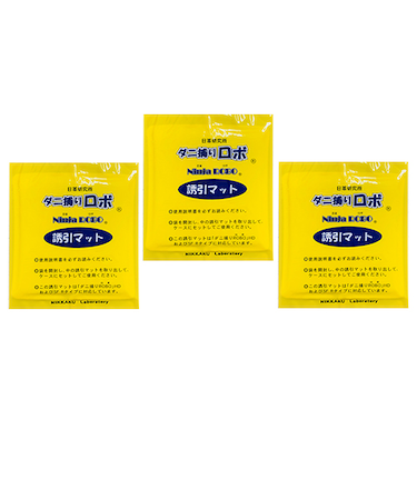 日革研究所　ダニ捕りロボ　詰替用誘引マット　レギュラーサイズ　3枚組