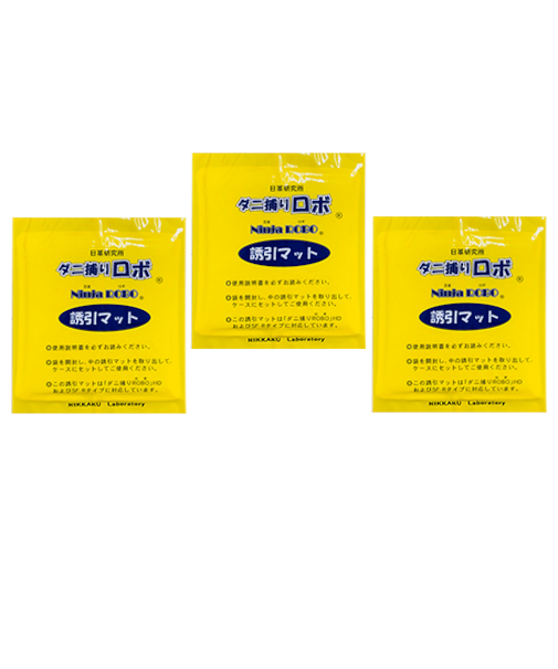 日革研究所　ダニ捕りロボ　詰替用誘引マット　レギュラーサイズ　3枚組