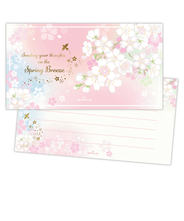 ホールマーク（Hallmark）　桜柄一筆箋　842468　スプリングブリーズ